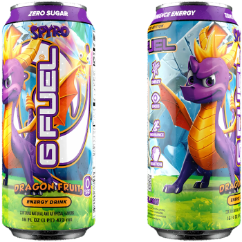 G FUEL - Spyro Dragon Fruit Zero Sugar Energy Drink 473ml